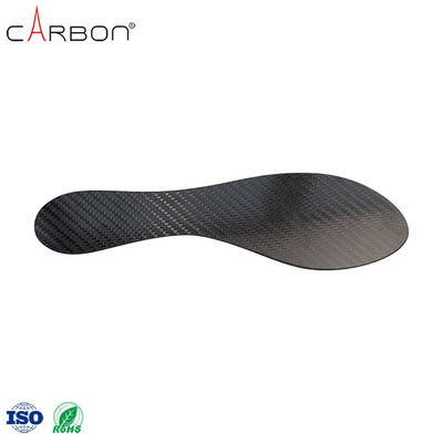Soporte ortopédico de pie plano y soporte de arco de calzado de fibra de carbono personalizado