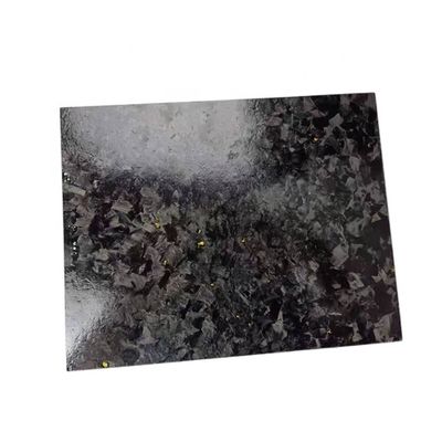 Luminosa/ mate Personalizar Forjado de Oro de papel de aluminio de fibra de carbono 50% Luminosa de tejido de forja de patrón