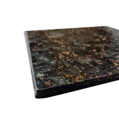 Luminosa/ mate Personalizar Forjado de Oro de papel de aluminio de fibra de carbono 50% Luminosa de tejido de forja de patrón