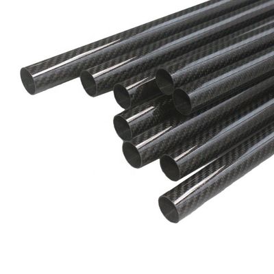 Tubo de fibra de carbono de módulo largo de alta especificidad con 0% de contenido en cenizas y NOVE volátil