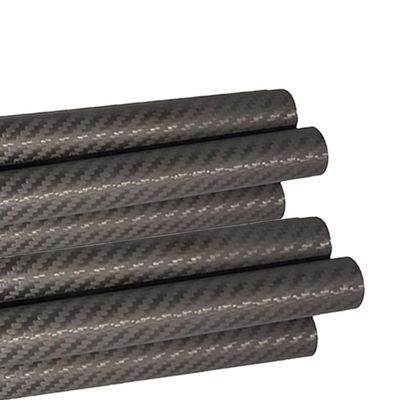 Tubo de fibra de carbono de módulo largo de alta especificidad con 0% de contenido en cenizas y NOVE volátil