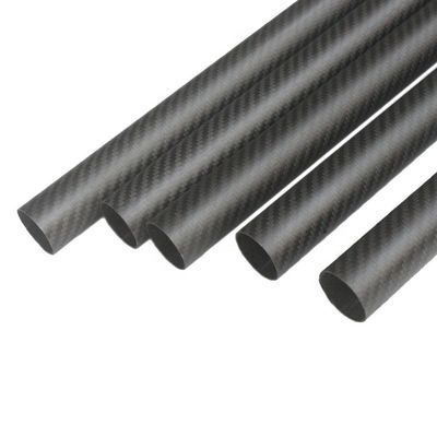 Tubo de fibra de carbono de módulo largo de alta especificidad con 0% de contenido en cenizas y NOVE volátil