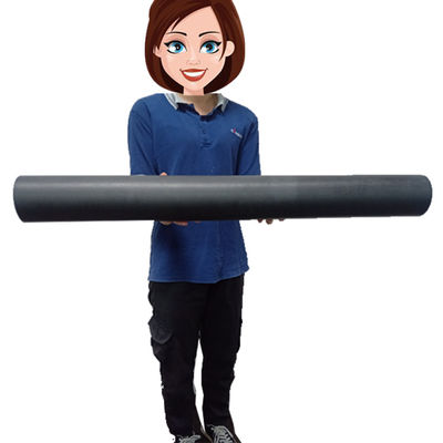 Gran tubo de fibra de carbono de 3k personalizado para debajo de 120 ° C 100 mm 120 mm 180 mm 200 mm 230 mm