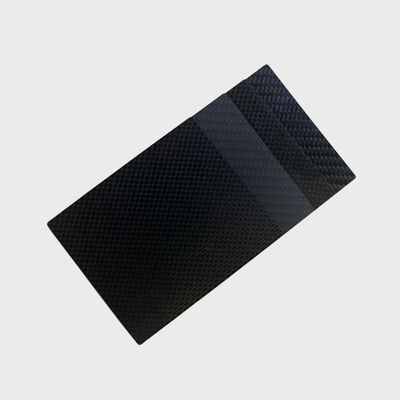Placa CNC de mecanizado personalizado de fibra de carbono con diseño y tecnología de prensa 3K Twill Plain