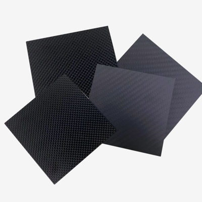 Hoja de fibra de carbono T700 de Toray Superficie brillante/mate/50% brillante para una amplia aplicación
