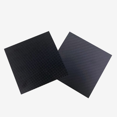 Placa CNC de mecanizado personalizado de fibra de carbono con diseño y tecnología de prensa 3K Twill Plain