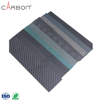 Artículo caliente Matte Metallic Brushed 3K Carbon Fiber Sheet Plate con contenido de S de corte del 0,005%