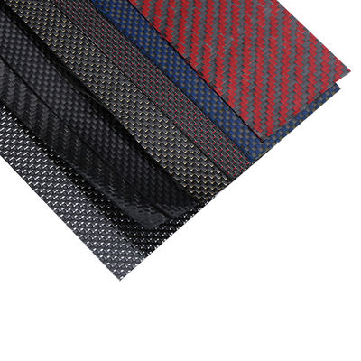 Artículo caliente Matte Metallic Brushed 3K Carbon Fiber Sheet Plate con contenido de S de corte del 0,005%