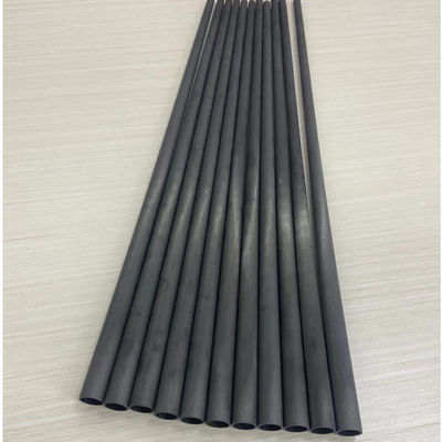 longitud 705mm de fibra de carbono Rod Snooker Cue con alto módulo específico UD acabado brillante