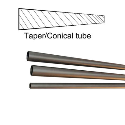1200 mm tubo de fibra de carbono cónico de limpieza de canaletas de vacío de polvo de limpieza para el polo cónico