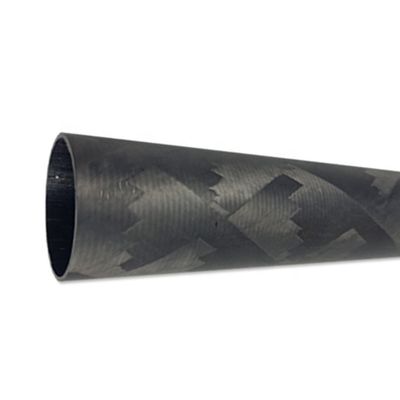 Tubo de escape de fibra de carbono de 3k filamentos heridos duradero y resistente al calor