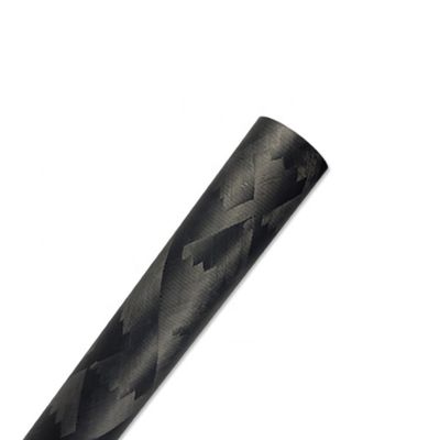 Tubo de escape de fibra de carbono de 3k filamentos heridos duradero y resistente al calor