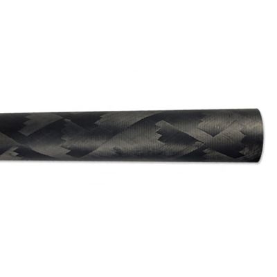 Tubo de escape de fibra de carbono de 3k filamentos heridos duradero y resistente al calor