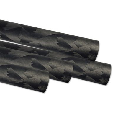 Tubo de escape de fibra de carbono de 3k filamentos heridos duradero y resistente al calor