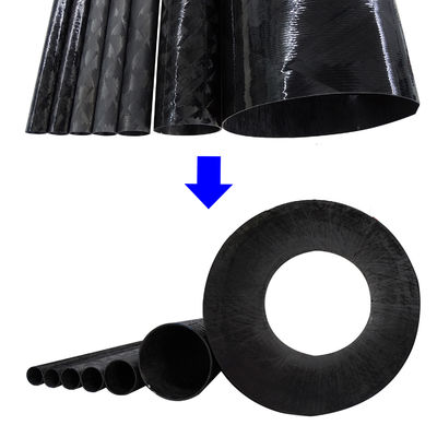 Tubos epoxi de material híbrido de prepreg continuo redondo de 15 mm para la producción de equipos de golf