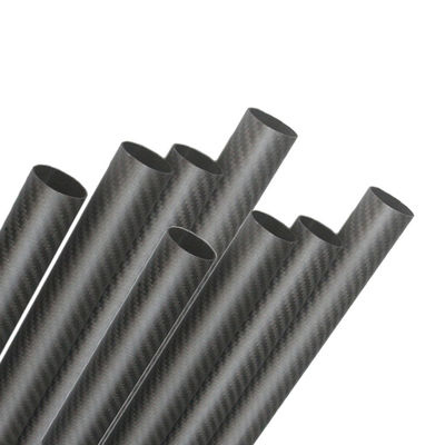 Tiempo de producción 35-45 días 40 mm OD tubo redondo de carbono 3,5 m tubo de fibra de carbono mate