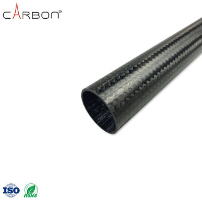 Contenido de H fuerte y duradero % 0,009% tubo de fibra de carbono para equipos de maquinaria deportiva
