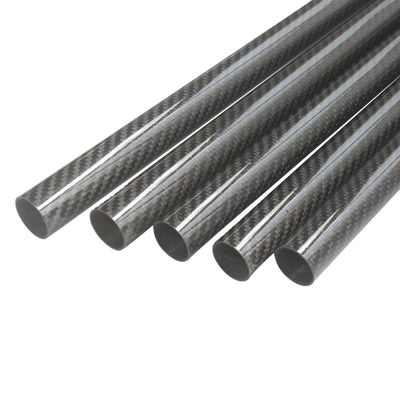 Tubos razonables de fibra de carbono de 3k con un contenido de H del 0,009% y un contenido de N del 0,001%
