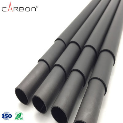 Tubos razonables de fibra de carbono de 3k con un contenido de H del 0,009% y un contenido de N del 0,001%