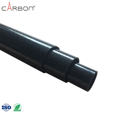 Tubos razonables de fibra de carbono de 3k con un contenido de H del 0,009% y un contenido de N del 0,001%
