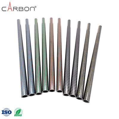 Tubos razonables de fibra de carbono de 3k con un contenido de H del 0,009% y un contenido de N del 0,001%