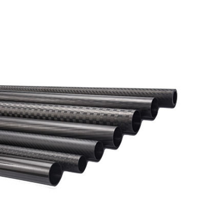 espesor personalizado de fibra de carbono de empuje del poste 21 pies longitud 0,5-25,4 mm de diámetro multi-sección