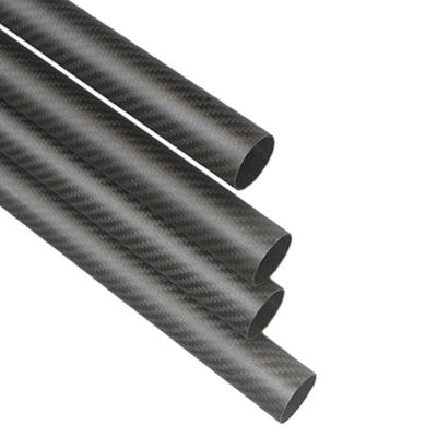 espesor personalizado de fibra de carbono de empuje del poste 21 pies longitud 0,5-25,4 mm de diámetro multi-sección