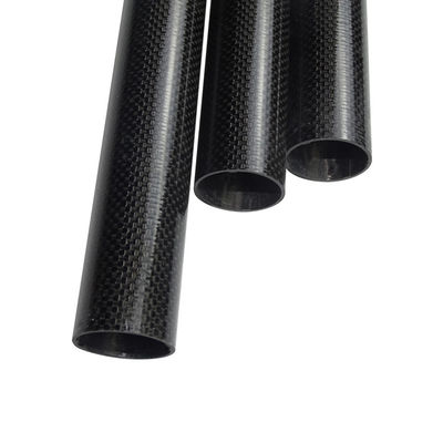 Tamaño personalizado Tubo recto de fibra de carbono para extrusores