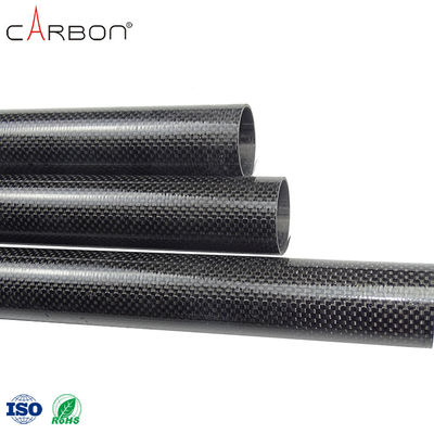 Tamaño personalizado Tubo recto de fibra de carbono para extrusores