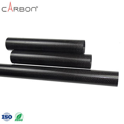 Tamaño personalizado Tubo recto de fibra de carbono para extrusores