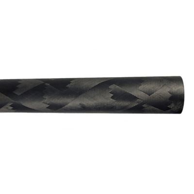 Contenido de 98% de C Tubo hexagonal de fibra de carbono no volátil de 25 mm 3K Tubo oval de carbono