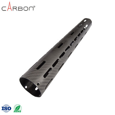 Tubo de fibra de carbono de espesor personalizado para velero como portador de activador químico