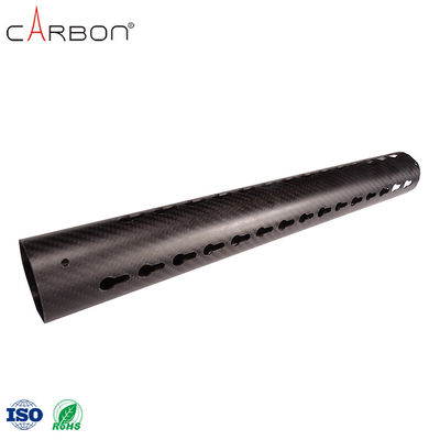 Tubo de fibra de carbono de espesor personalizado para velero como portador de activador químico
