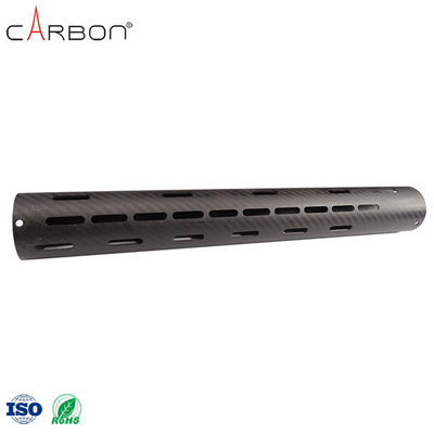 Tubo de fibra de carbono de espesor personalizado para velero como portador de activador químico