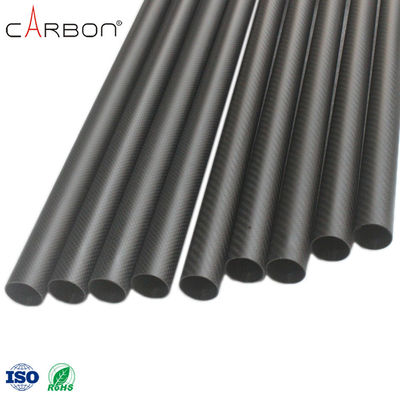 Tamaño personalizado ZhongShan tubo de fibra de carbono para la limpieza con vacío de barras de pesca