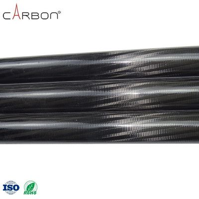 Fibra de carbono de pie palo de drones parte del tubo perfecto para OEM y aplicaciones spot