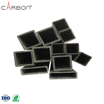 Tubo de fibra de carbono de 3 mm cuadrados no volátil para el proceso de producción de calzado