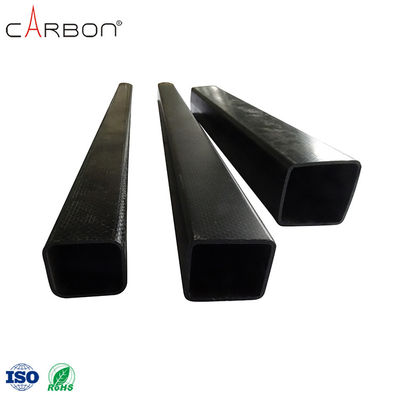 Tubo de fibra de carbono de 3 mm cuadrados no volátil para el proceso de producción de calzado
