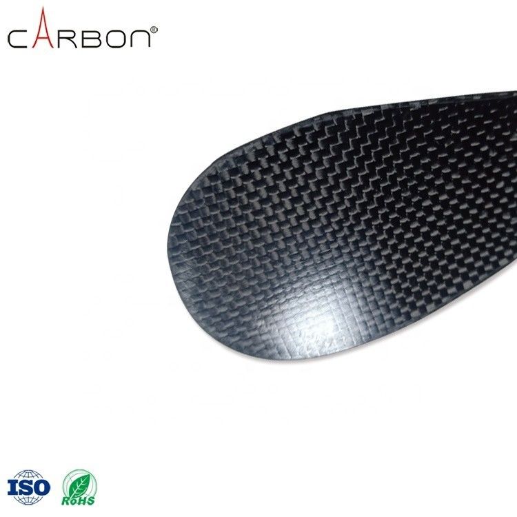 Logotipo personalizado Encalada de fibra de carbono para pies planos Calor soporte de pie moldeable de arco alto