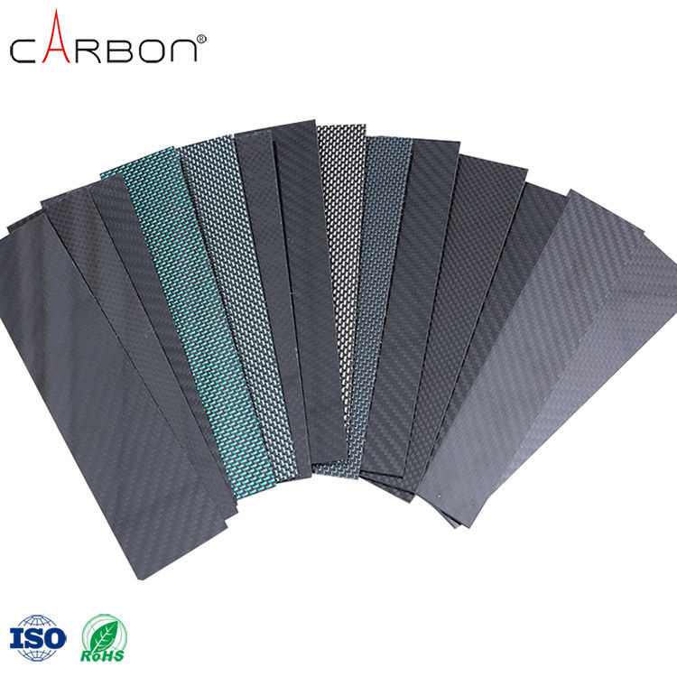 Artículo caliente Matte Metallic Brushed 3K Carbon Fiber Sheet Plate con contenido de S de corte del 0,005%