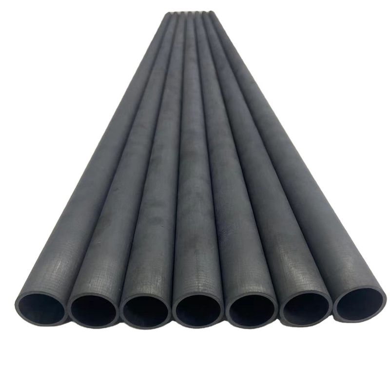 longitud 705mm de fibra de carbono Rod Snooker Cue con alto módulo específico UD acabado brillante