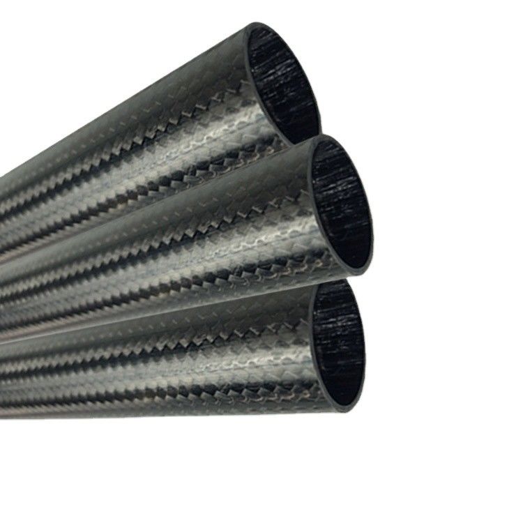 Contenido de H fuerte y duradero % 0,009% tubo de fibra de carbono para equipos de maquinaria deportiva