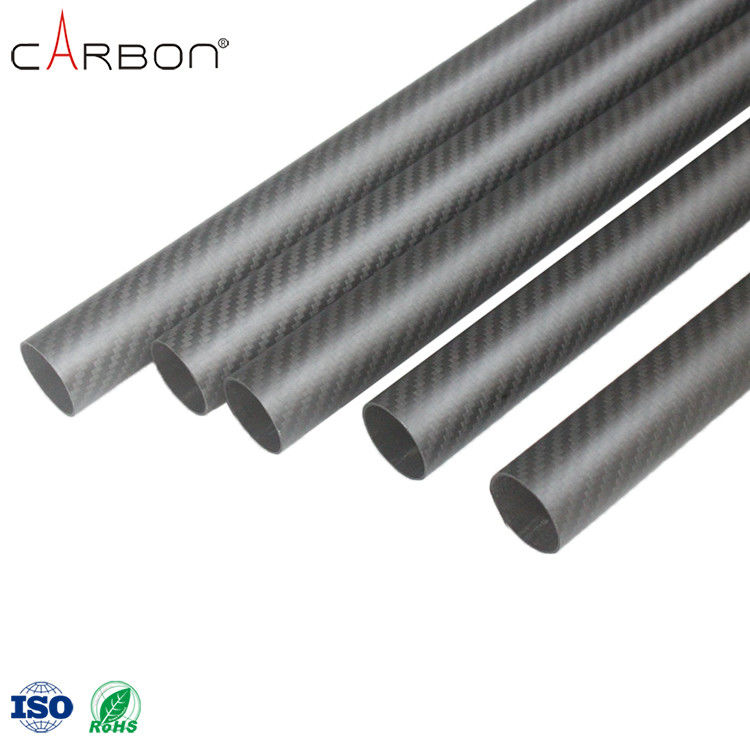 200 acabado tubo de fibra de carbono 3K de carbono mate/brillante ZhongShan para limpieza de canaletas de vacío